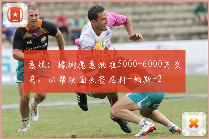 意媒：橡树愿意批准5000-6000万交易，以帮助国米签尼科-帕斯
